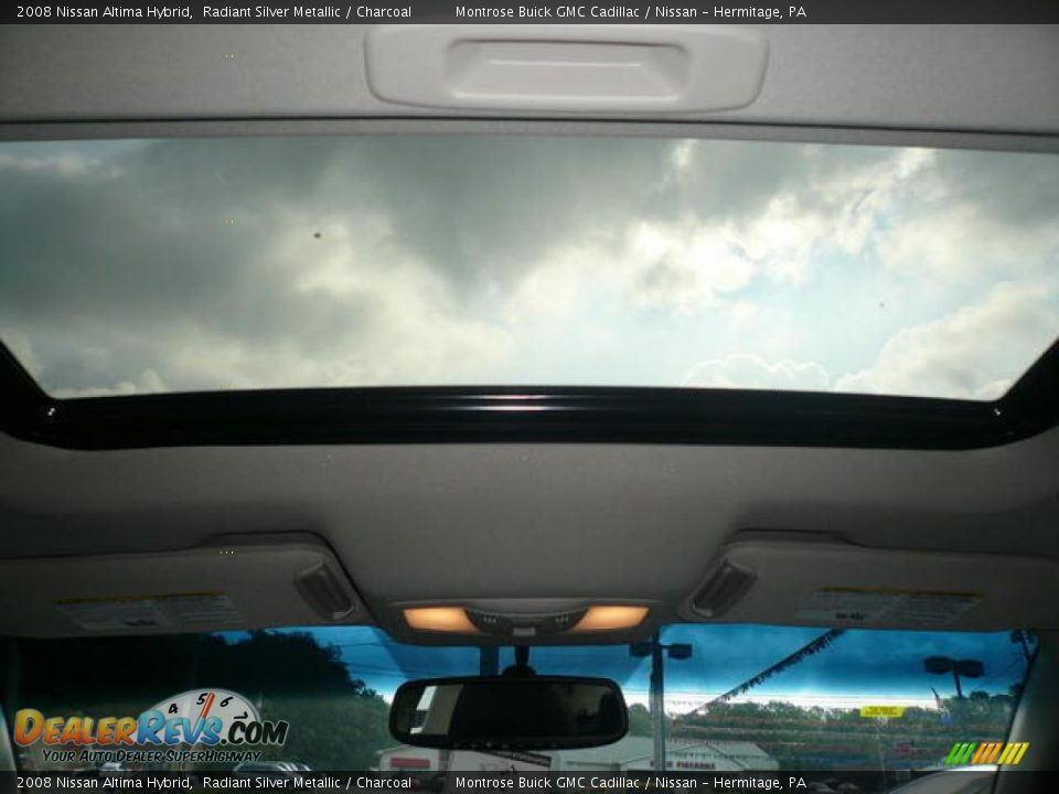 2008 Nissan Altima Hybrid Radiant Silver Metallic / Charcoal Photo #13