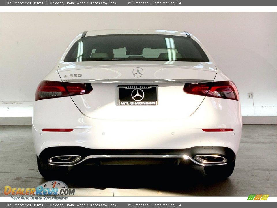 2023 Mercedes-Benz E 350 Sedan Polar White / Macchiato/Black Photo #3