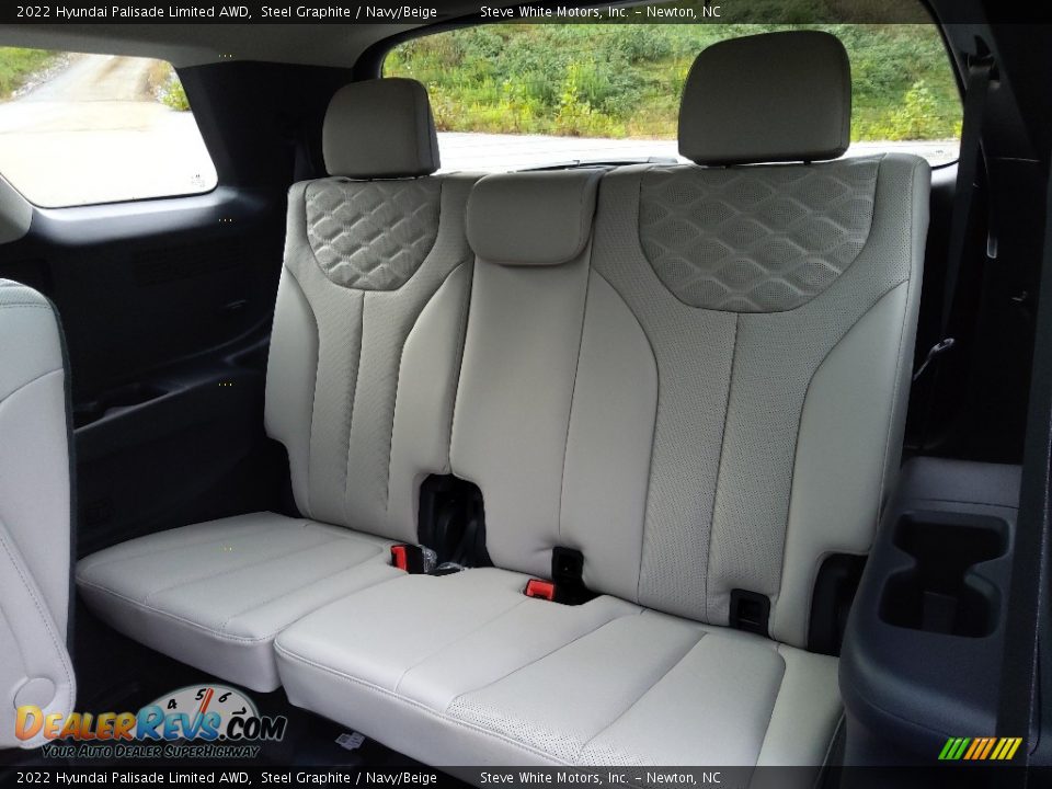 Rear Seat of 2022 Hyundai Palisade Limited AWD Photo #16