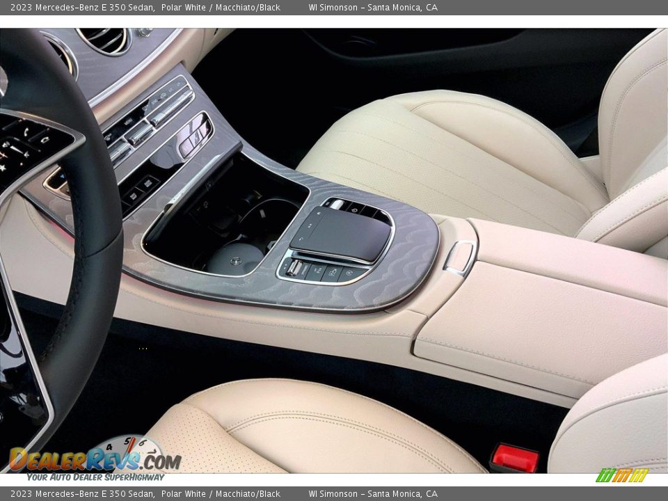 2023 Mercedes-Benz E 350 Sedan Polar White / Macchiato/Black Photo #8