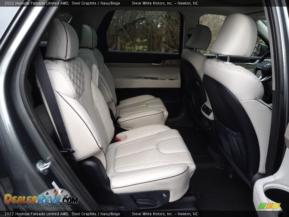 Rear Seat of 2022 Hyundai Palisade Limited AWD Photo #20