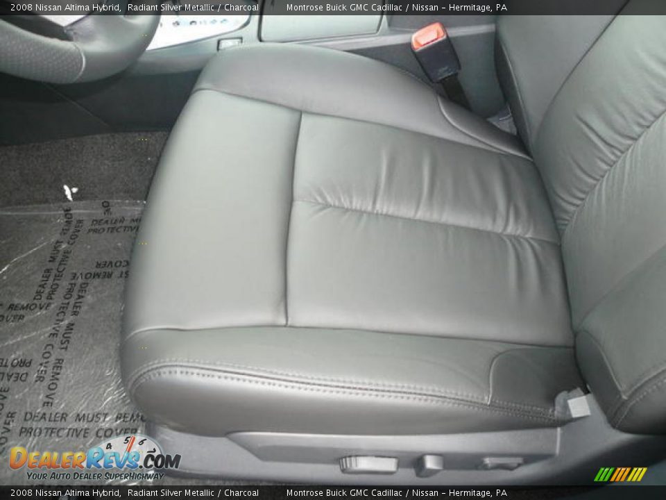 2008 Nissan Altima Hybrid Radiant Silver Metallic / Charcoal Photo #15
