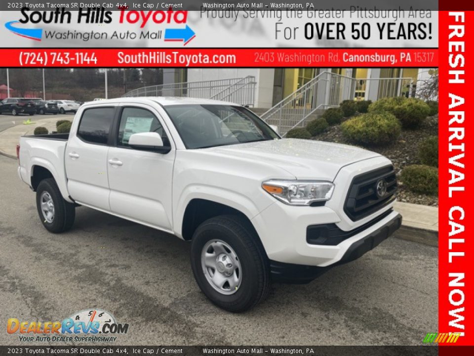 2023 Toyota Tacoma SR Double Cab 4x4 Ice Cap / Cement Photo #1