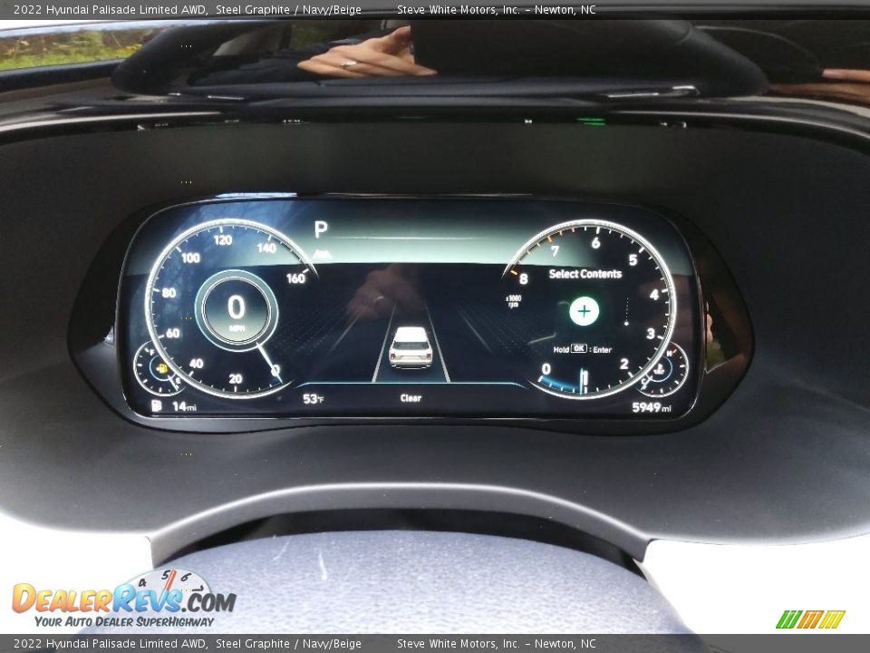 2022 Hyundai Palisade Limited AWD Gauges Photo #25