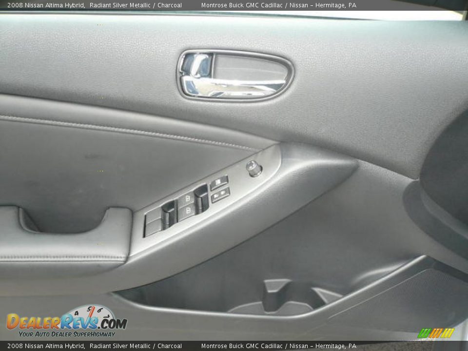 2008 Nissan Altima Hybrid Radiant Silver Metallic / Charcoal Photo #16