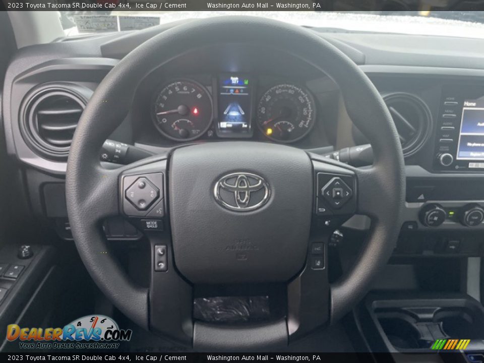 2023 Toyota Tacoma SR Double Cab 4x4 Steering Wheel Photo #8