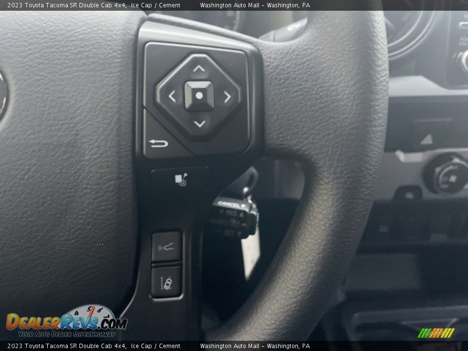 2023 Toyota Tacoma SR Double Cab 4x4 Steering Wheel Photo #15