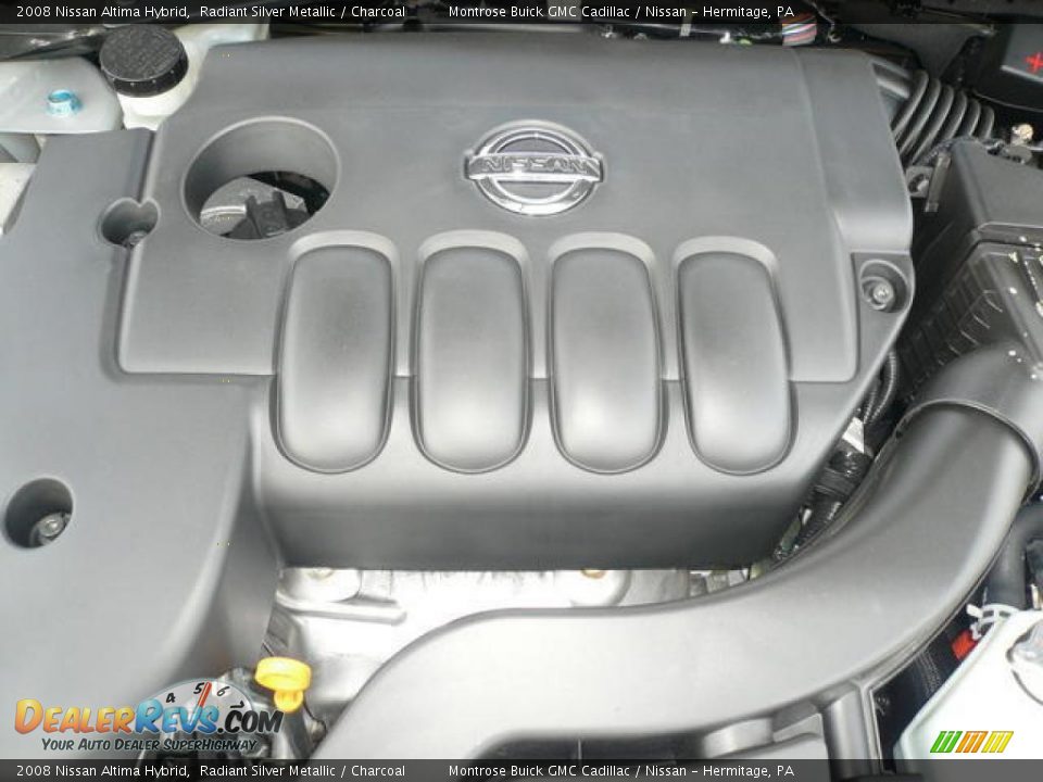 2008 Nissan Altima Hybrid Radiant Silver Metallic / Charcoal Photo #18