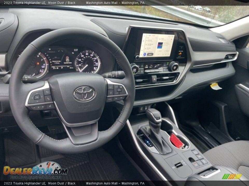 Dashboard of 2023 Toyota Highlander LE Photo #3