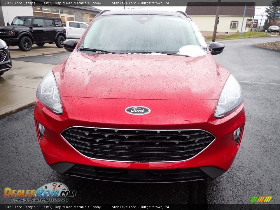 2022 Ford Escape SEL 4WD Rapid Red Metallic / Ebony Photo #8