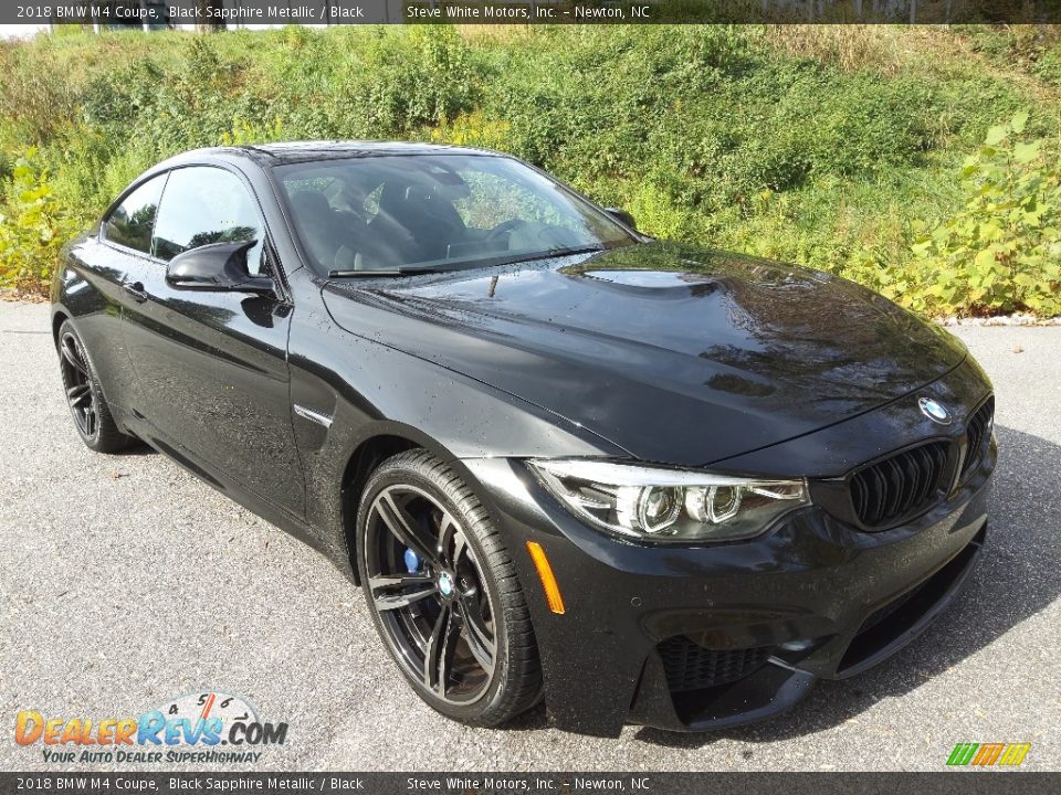 Black Sapphire Metallic 2018 BMW M4 Coupe Photo #4