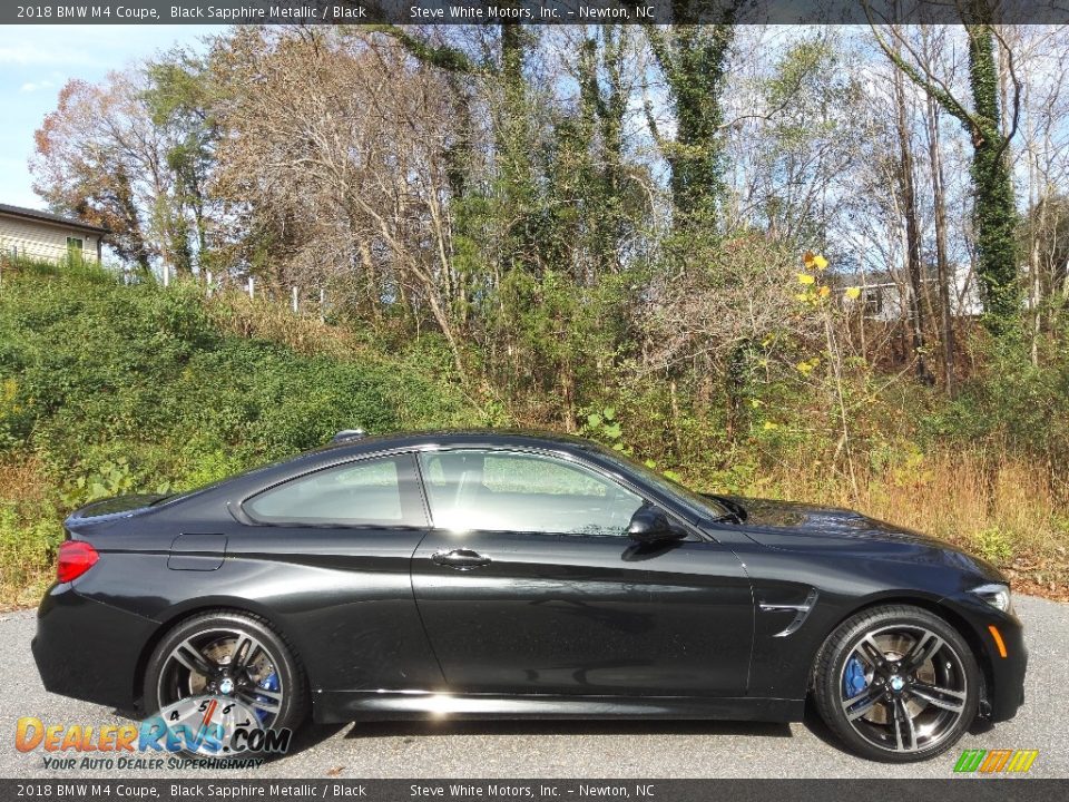 2018 BMW M4 Coupe Black Sapphire Metallic / Black Photo #5