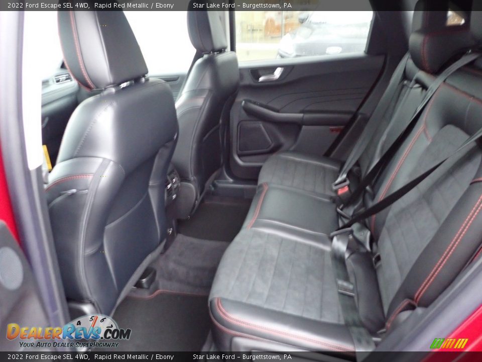 Rear Seat of 2022 Ford Escape SEL 4WD Photo #11