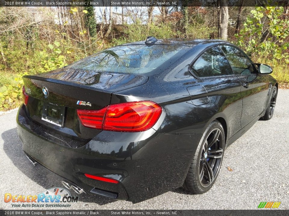 2018 BMW M4 Coupe Black Sapphire Metallic / Black Photo #6