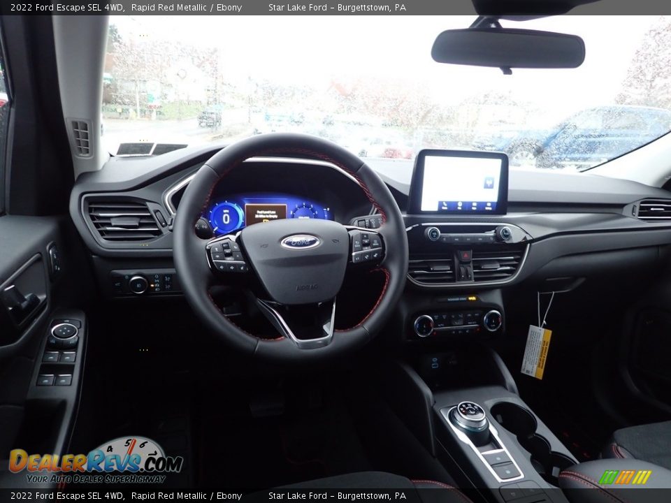 Dashboard of 2022 Ford Escape SEL 4WD Photo #12