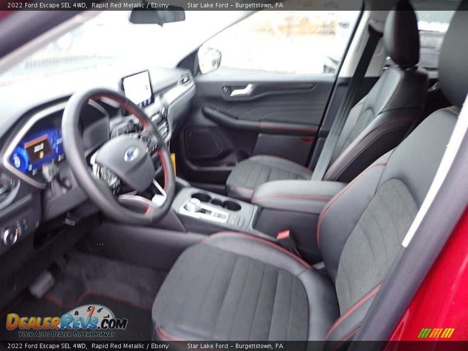 Front Seat of 2022 Ford Escape SEL 4WD Photo #13