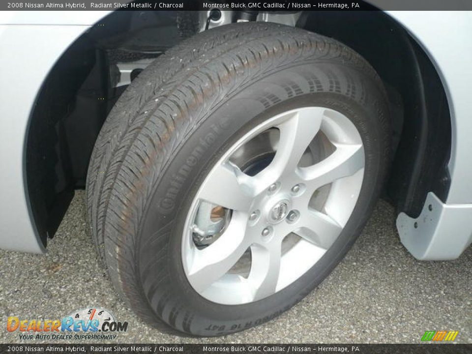 2008 Nissan Altima Hybrid Radiant Silver Metallic / Charcoal Photo #19
