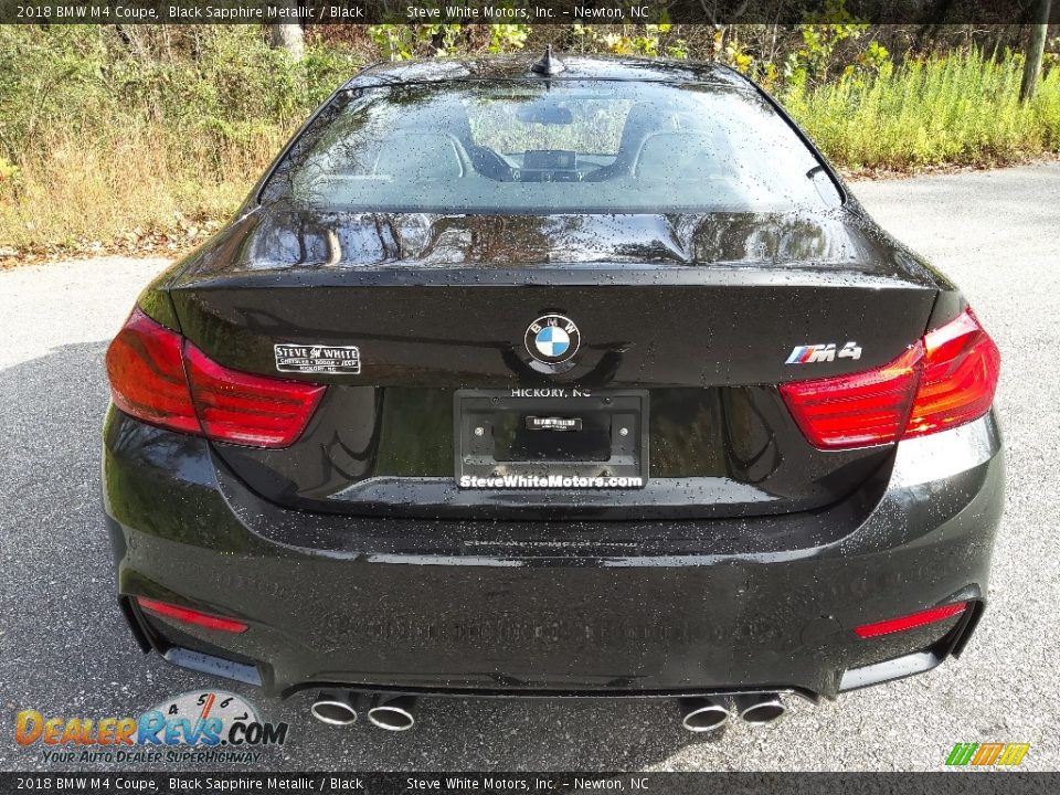 2018 BMW M4 Coupe Black Sapphire Metallic / Black Photo #7