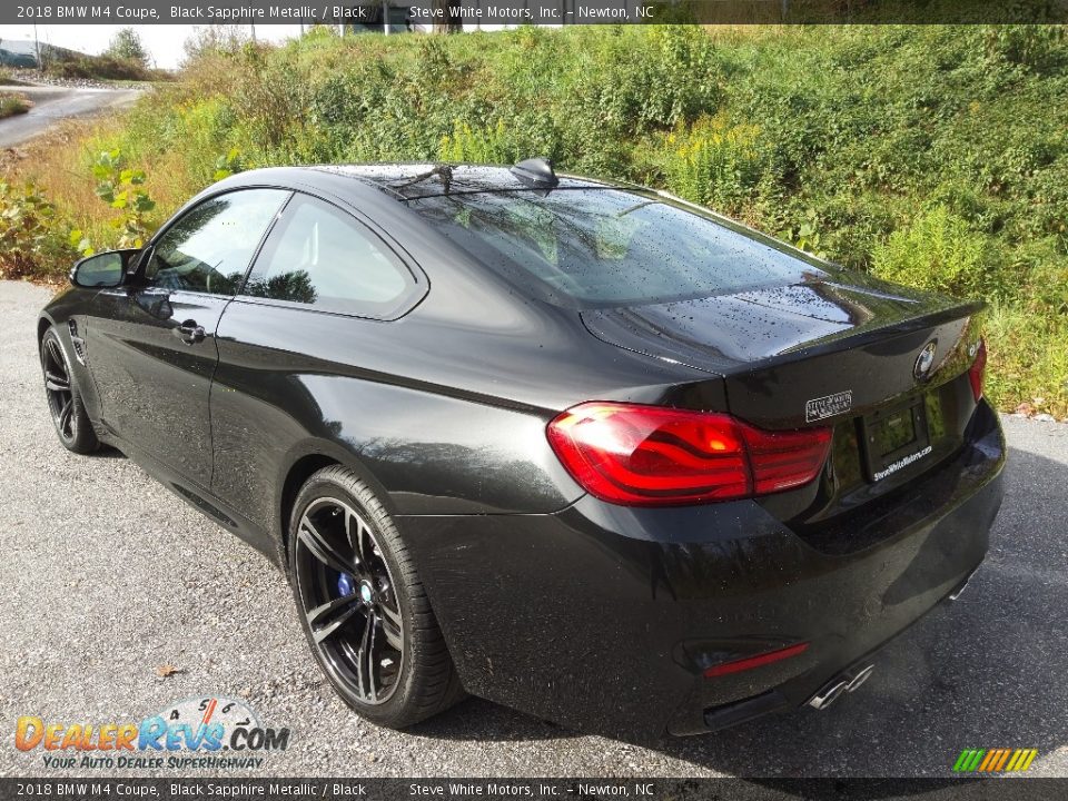 2018 BMW M4 Coupe Black Sapphire Metallic / Black Photo #8