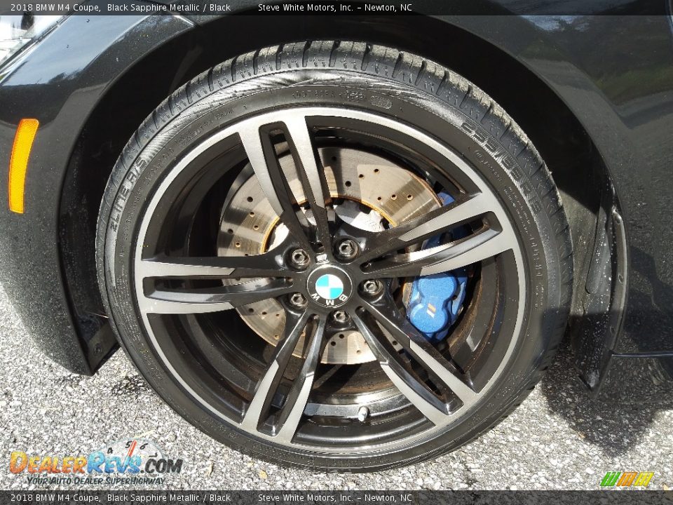 2018 BMW M4 Coupe Black Sapphire Metallic / Black Photo #9