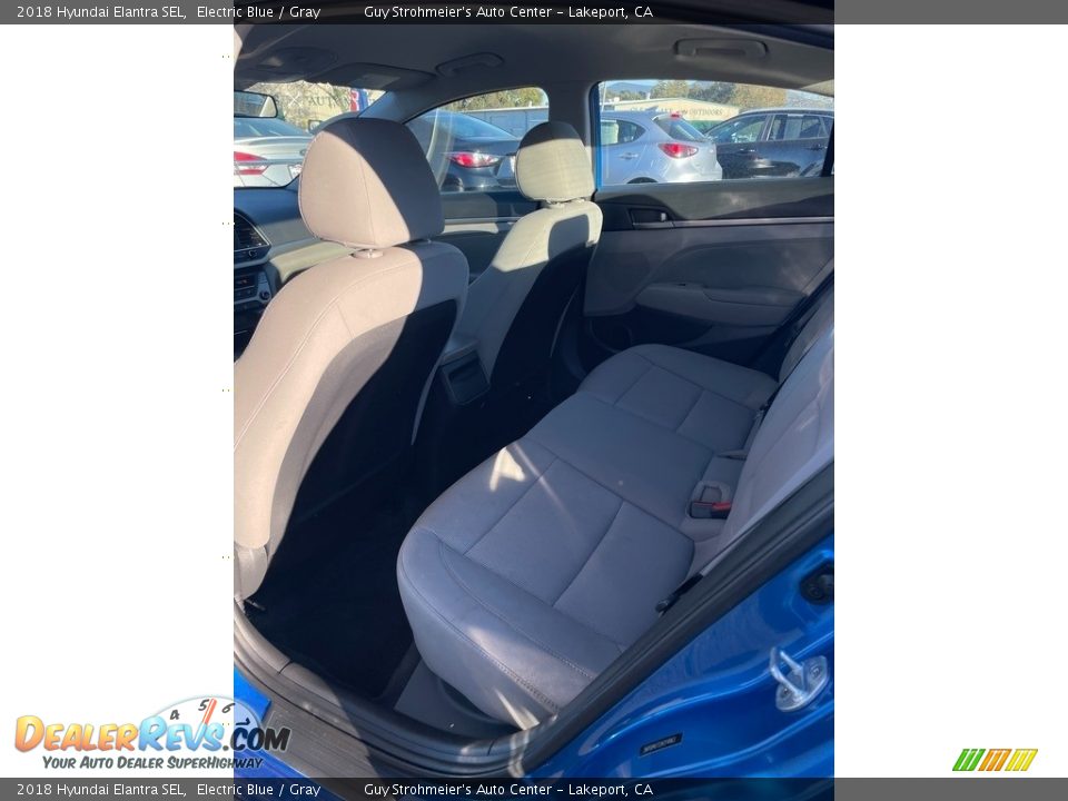 2018 Hyundai Elantra SEL Electric Blue / Gray Photo #6