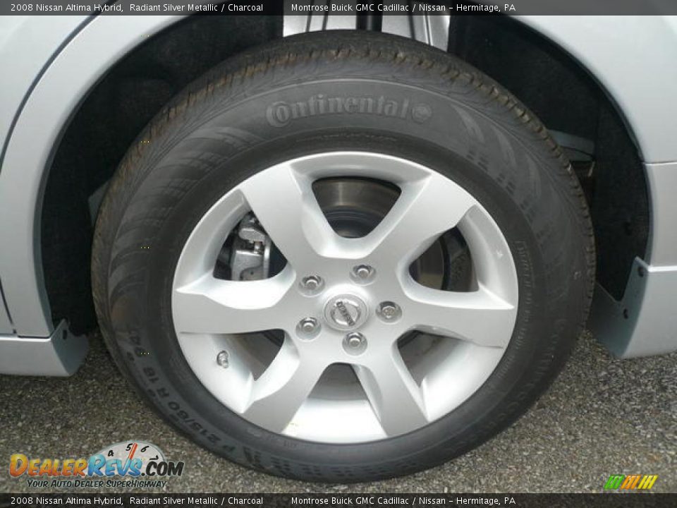 2008 Nissan Altima Hybrid Radiant Silver Metallic / Charcoal Photo #20