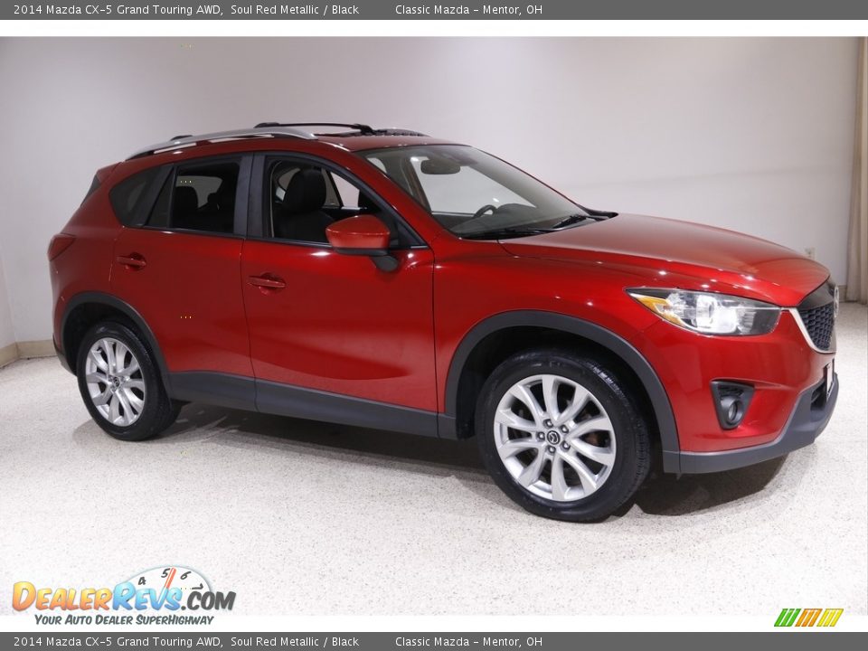 2014 Mazda CX-5 Grand Touring AWD Soul Red Metallic / Black Photo #1