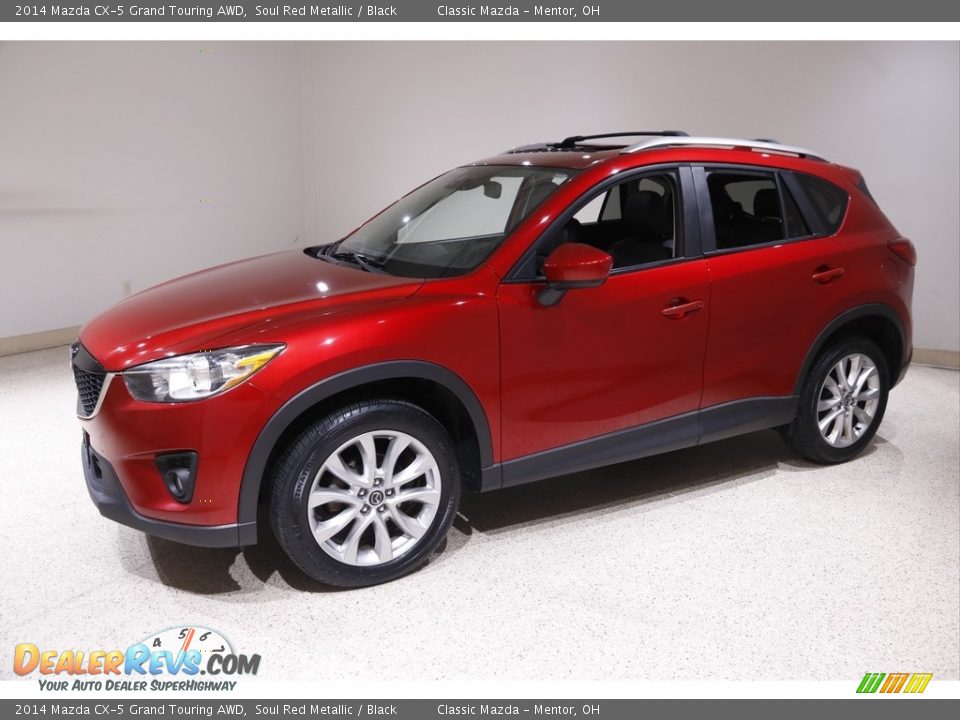 2014 Mazda CX-5 Grand Touring AWD Soul Red Metallic / Black Photo #3