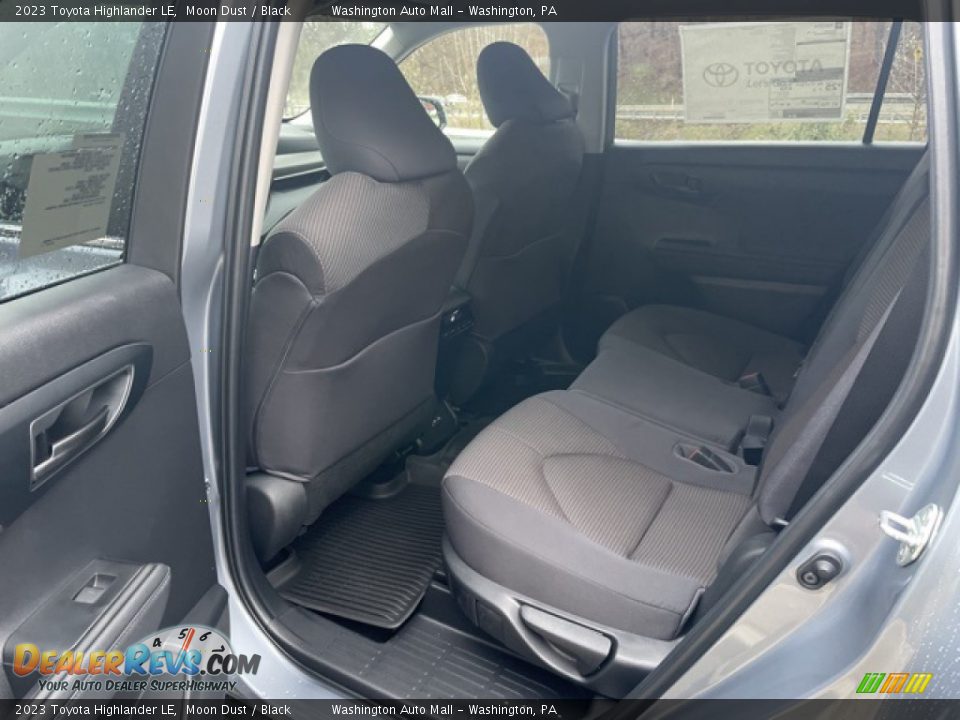 Rear Seat of 2023 Toyota Highlander LE Photo #21