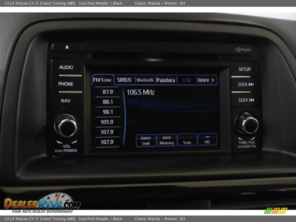 2014 Mazda CX-5 Grand Touring AWD Soul Red Metallic / Black Photo #10