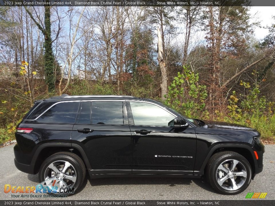 Diamond Black Crystal Pearl 2023 Jeep Grand Cherokee Limited 4x4 Photo #5