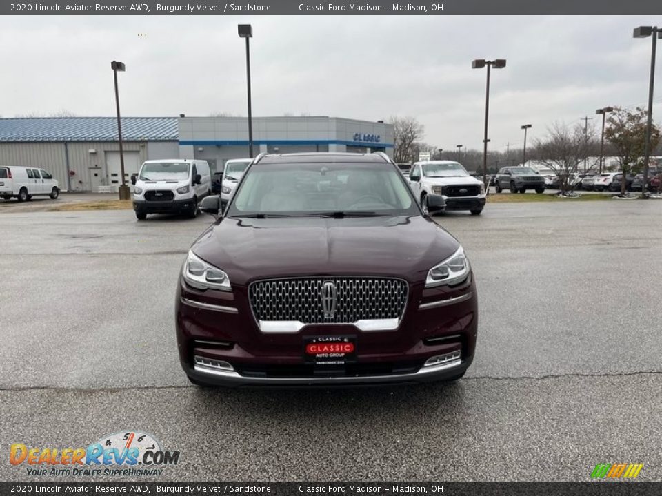 2020 Lincoln Aviator Reserve AWD Burgundy Velvet / Sandstone Photo #2