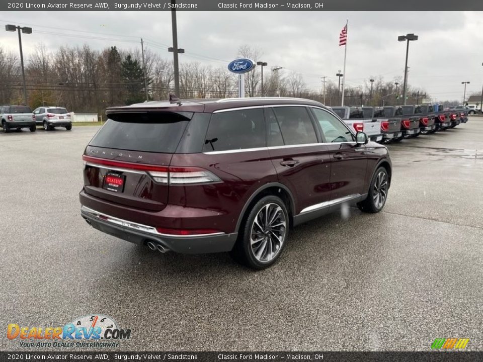 Burgundy Velvet 2020 Lincoln Aviator Reserve AWD Photo #5