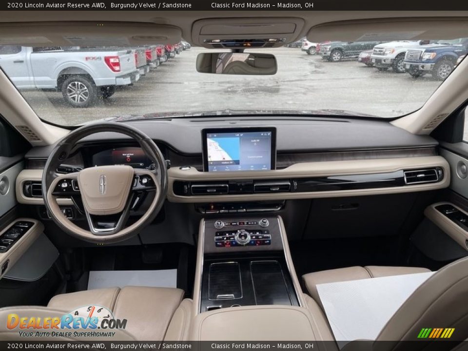 Sandstone Interior - 2020 Lincoln Aviator Reserve AWD Photo #10