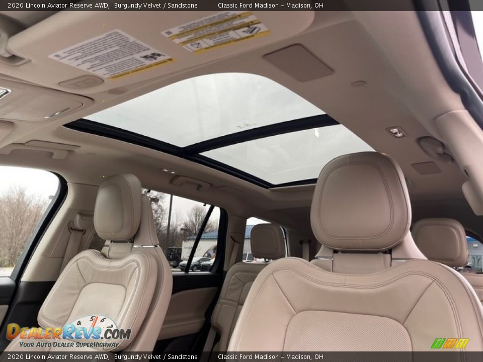 Sunroof of 2020 Lincoln Aviator Reserve AWD Photo #12