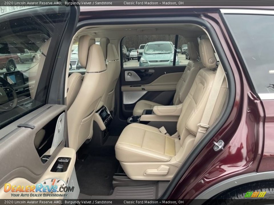 Rear Seat of 2020 Lincoln Aviator Reserve AWD Photo #14