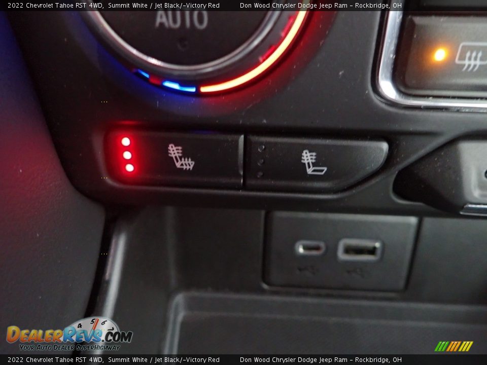 2022 Chevrolet Tahoe RST 4WD Summit White / Jet Black/­Victory Red Photo #4