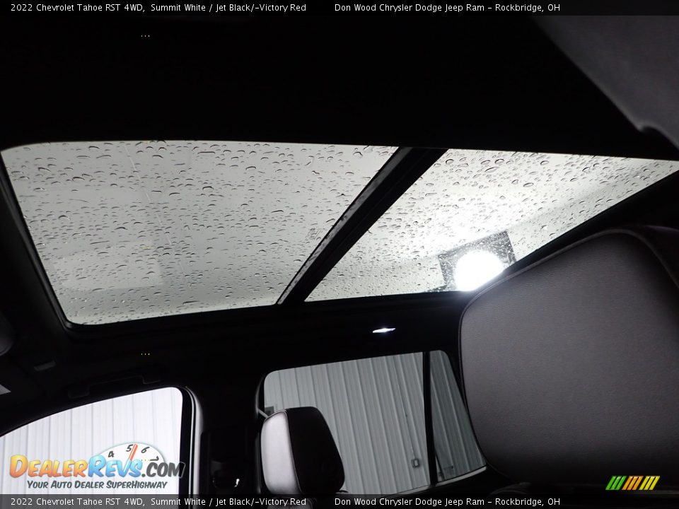 2022 Chevrolet Tahoe RST 4WD Summit White / Jet Black/­Victory Red Photo #5