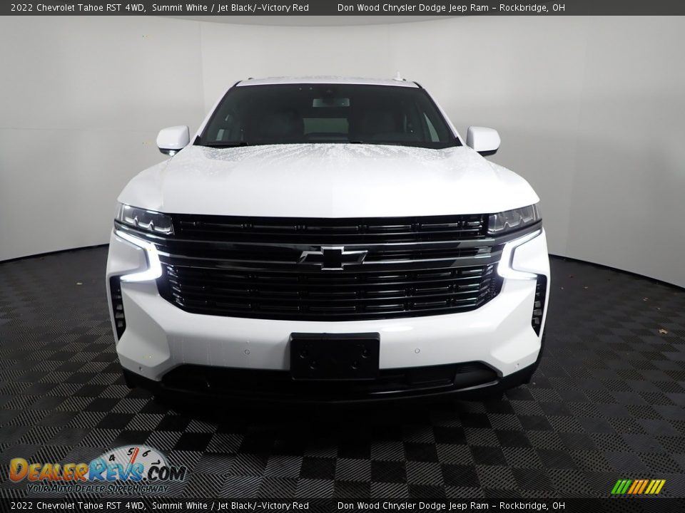 2022 Chevrolet Tahoe RST 4WD Summit White / Jet Black/­Victory Red Photo #6