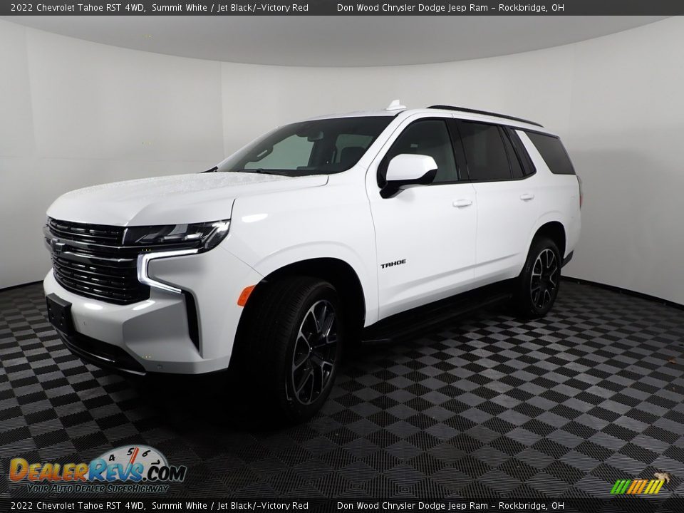 2022 Chevrolet Tahoe RST 4WD Summit White / Jet Black/­Victory Red Photo #7
