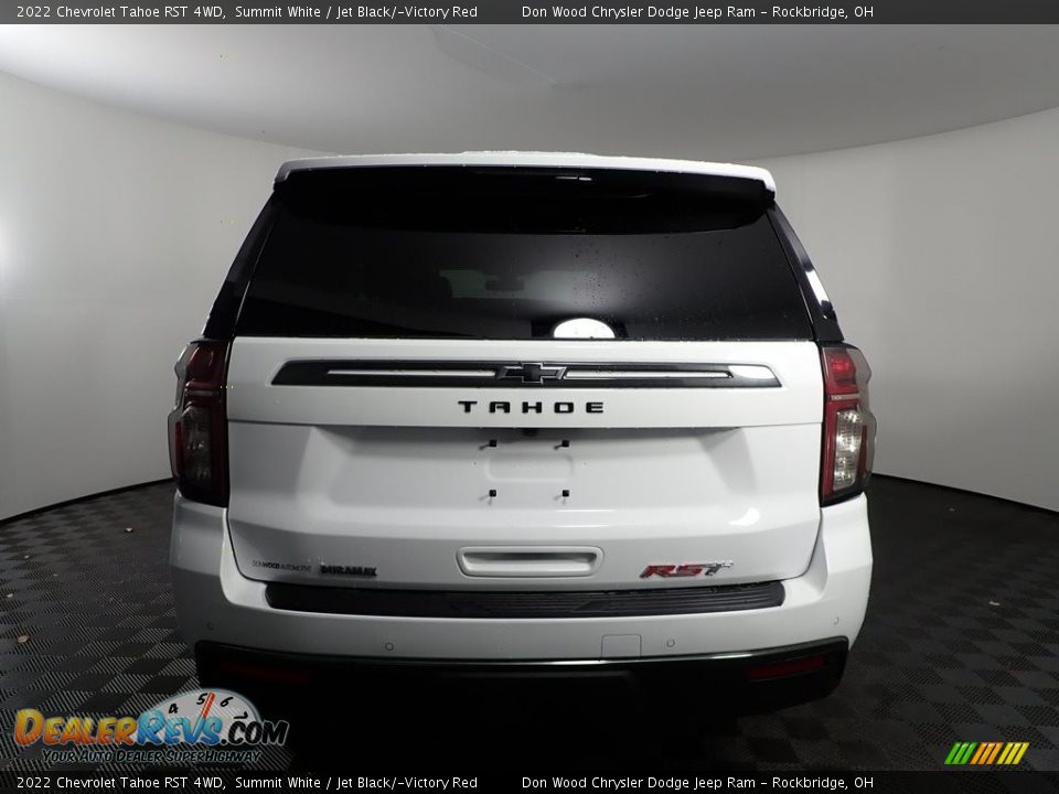 2022 Chevrolet Tahoe RST 4WD Summit White / Jet Black/­Victory Red Photo #9