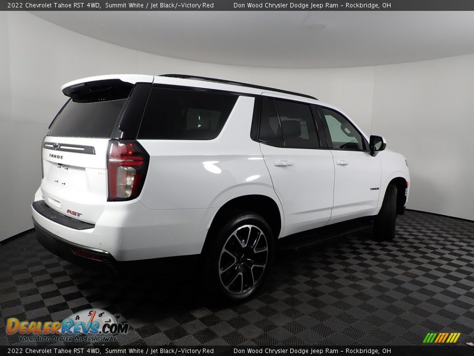 2022 Chevrolet Tahoe RST 4WD Summit White / Jet Black/­Victory Red Photo #12