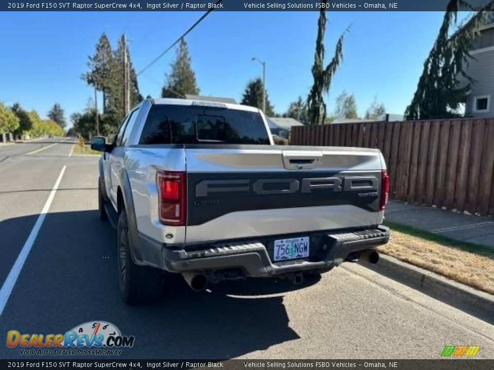 2019 Ford F150 SVT Raptor SuperCrew 4x4 Ingot Silver / Raptor Black Photo #2