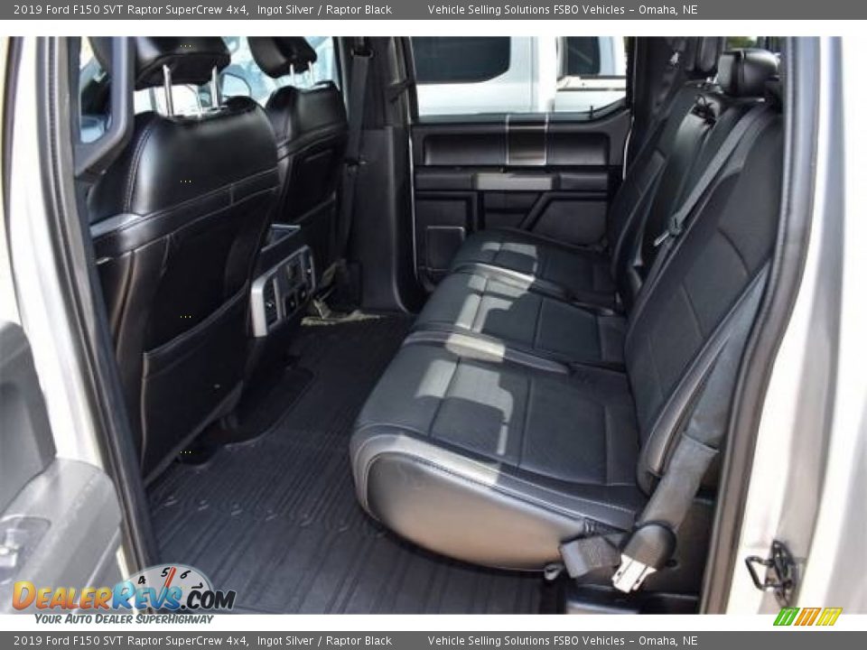 Rear Seat of 2019 Ford F150 SVT Raptor SuperCrew 4x4 Photo #4
