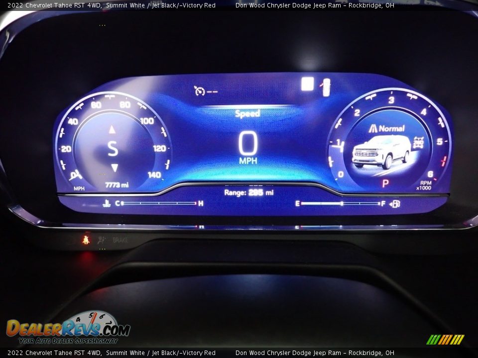 2022 Chevrolet Tahoe RST 4WD Summit White / Jet Black/­Victory Red Photo #20
