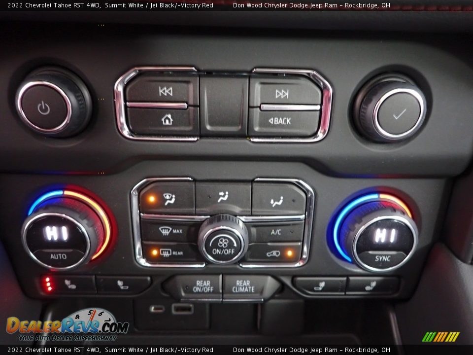 2022 Chevrolet Tahoe RST 4WD Summit White / Jet Black/­Victory Red Photo #22