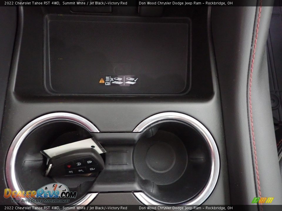 2022 Chevrolet Tahoe RST 4WD Summit White / Jet Black/­Victory Red Photo #23
