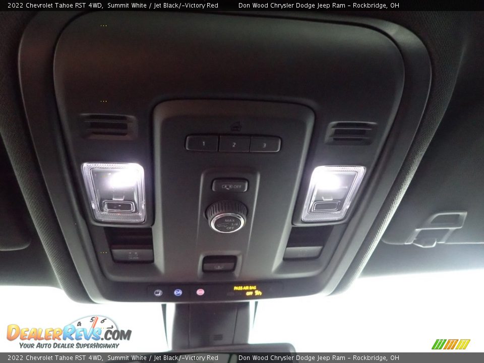 2022 Chevrolet Tahoe RST 4WD Summit White / Jet Black/­Victory Red Photo #25