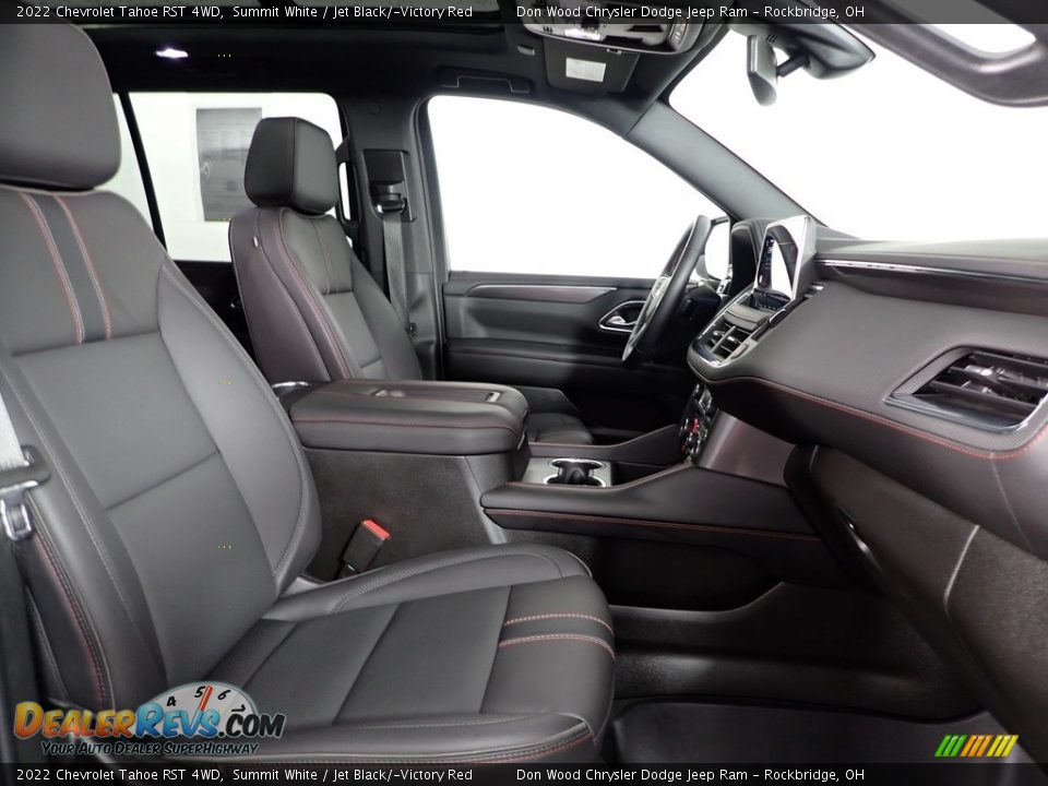 2022 Chevrolet Tahoe RST 4WD Summit White / Jet Black/­Victory Red Photo #33
