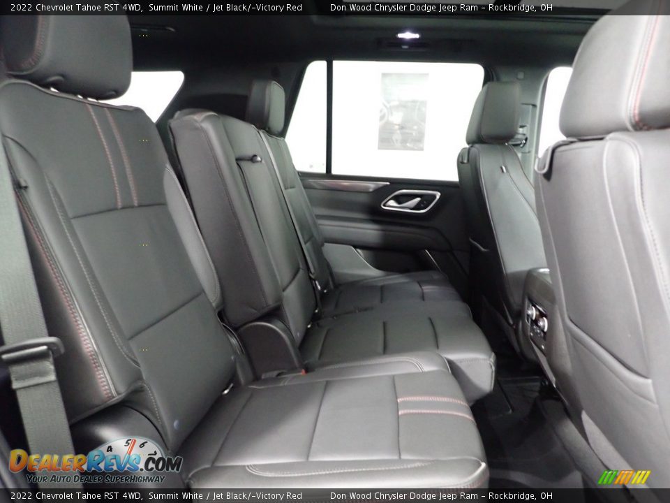 2022 Chevrolet Tahoe RST 4WD Summit White / Jet Black/­Victory Red Photo #35
